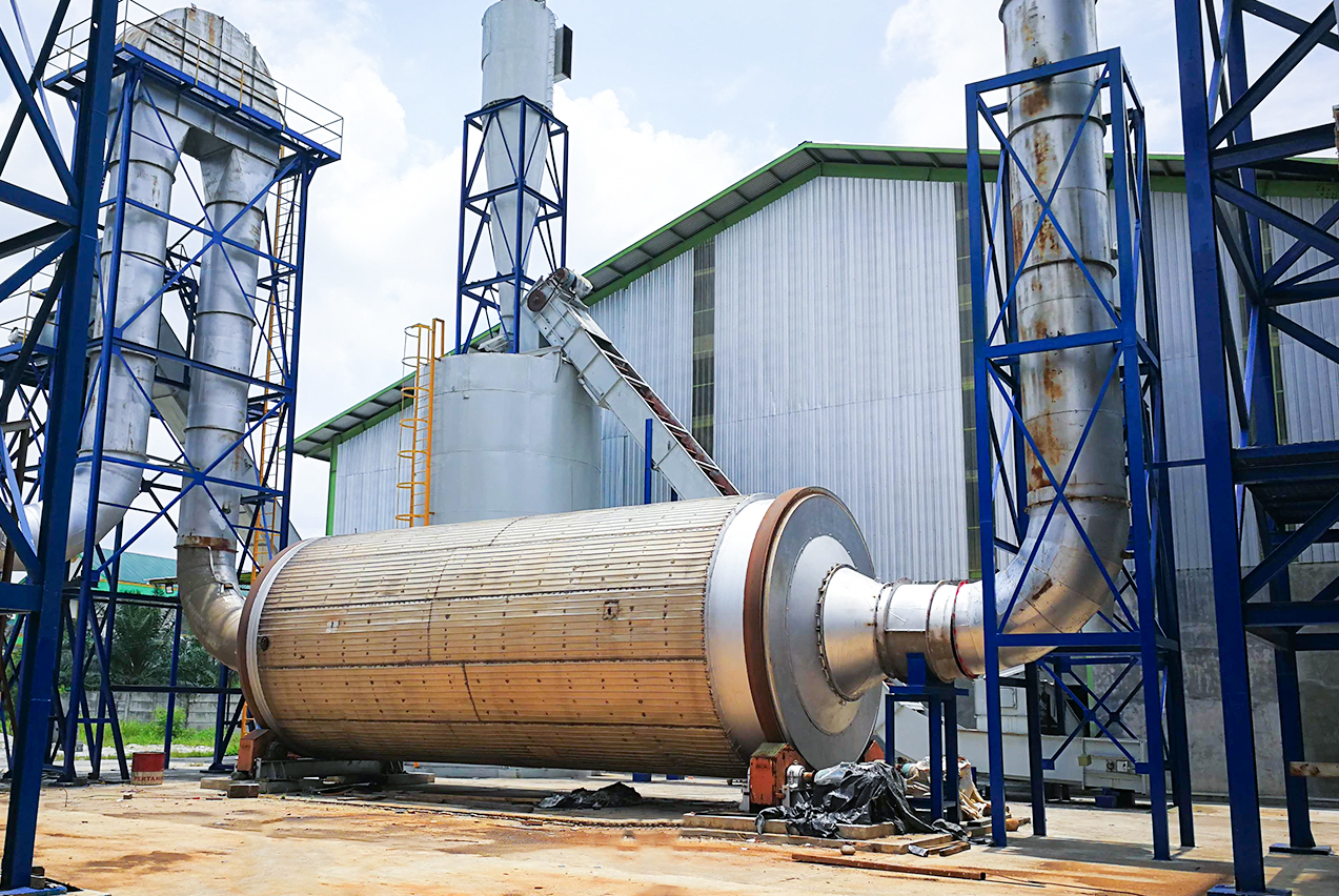 SG-10/20/30/40/50/60 Biomass Drum Dryer ในความจุที่แตกต่างกัน